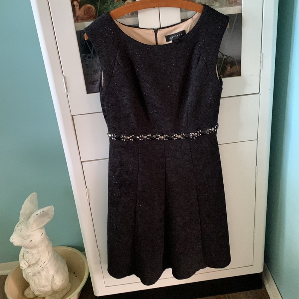 Scarlett sz 8 dress metallic shimmer euc evening formal - Picture 4 of 8